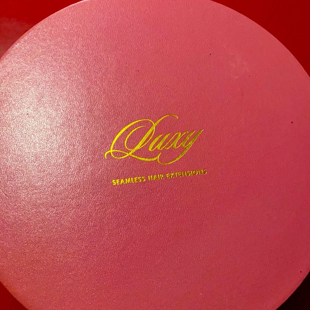 Luxy hair clip in  extensions.
